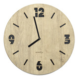 Reloj Madera De Pared - Lily - 28,5cm X 28,5cm