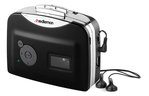 Convertidor De Cassette A Mp3 Reproductor Audífonos Redlemon