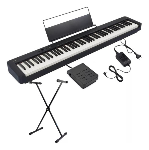 Piano Digital Casio Cdp-s110 Stage Profissional + Suporte