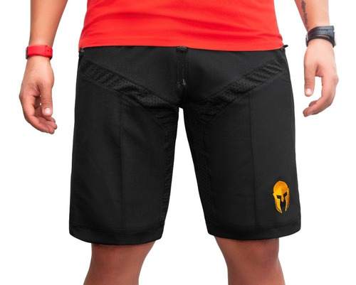 Bermuda Pantaloneta Bicicleta Mtb Ciclismo Baggy Negra