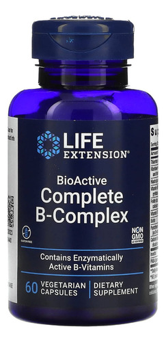 Complexo B Complex 60caps Life Extension Vitaminas Importada Sabor Sem Sabor