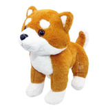 Cachorro De Pelucia 33cm Fofo Shiba Inu Dia Das Crianças