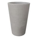 Vaso Coluna Redonda Grafiato Luxo Plantas Decor Casa Varanda