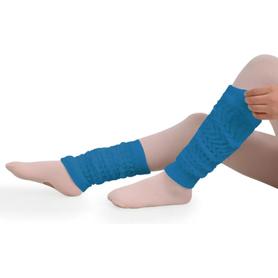Calentadores Ballet Niña | Tan | 2 Pack Color Turquesa Talla Unitalla Liso