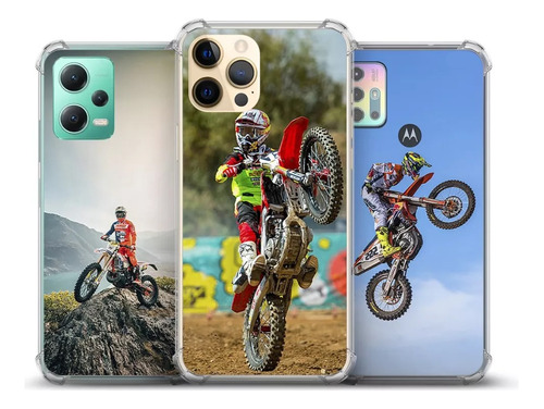 Capa Capinha Case Motocross Pers. Para iPhone