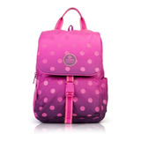 Mochila Samsonite Xtrem Flap Fuchsia Dots Backpack Portalaptop 13.3 PuLG