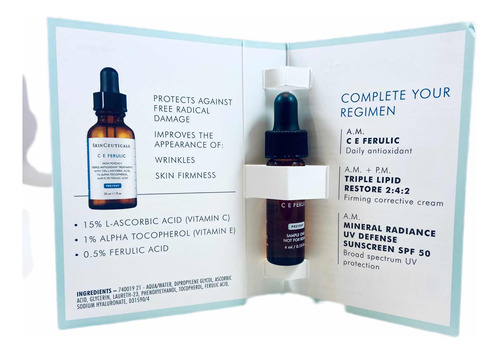 Skinceuticals Ce-ferulic 4ml, Nuevo, Oferta, Msi !