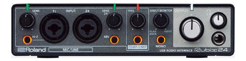 Interface De Áudio Roland Rubix24 100v/240v