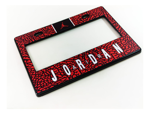 Jordan Rojo Marco Matricula, Porta Placas Para Motocicleta