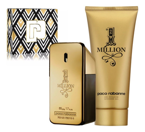 Kit Perfume Importado One Million De Paco Rabanne Edt 50 Ml