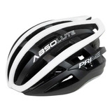 Capacete Absolute Prime Preto E Branco In Mold Ciclismo