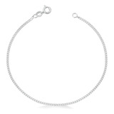 Pulseira Grumet 1,5mm Escama De Peixe Masculina Prata 925