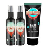 Kit Para Barba Rubra Com 1 Balm Hidratante E 2 Óleos