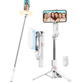 Trípode Estable Selfie Stick Con Luz De Relleno, Selfie Stic