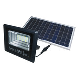 Reflector Led Solar 60w + Panel Solar Con Control Remoto