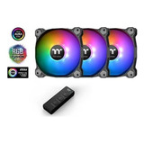 Kit Com 3 Fans Pure 120mm Rgb Cl-f079-pl12sw-a Thermaltake