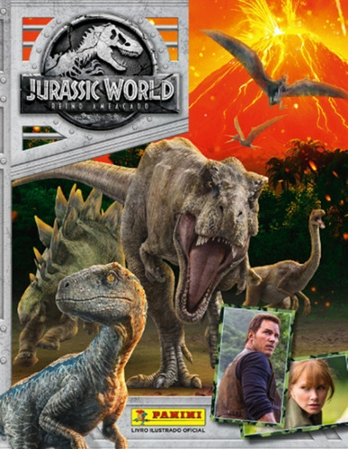 Lote 10 Figurinhas Jurassic World Reino Ameaçado