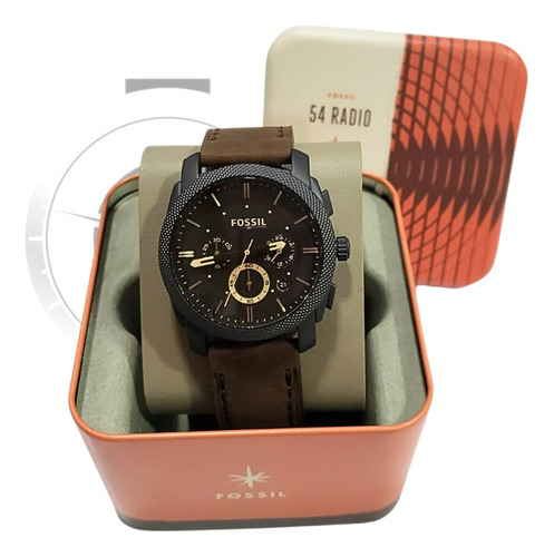 Relógio Fossil Masculino Analógico Fs4656/0pn Garantia + Nf