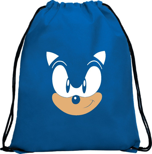 Mochila Morral Poliester Sonic Rostro Full