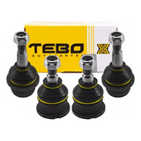 Rotula Suspension Vocho Vw Sedan 64-04 4 Pzas Tebo