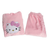 Hello Kitty Pijama Térmica Con Capota 2 Piezas. 