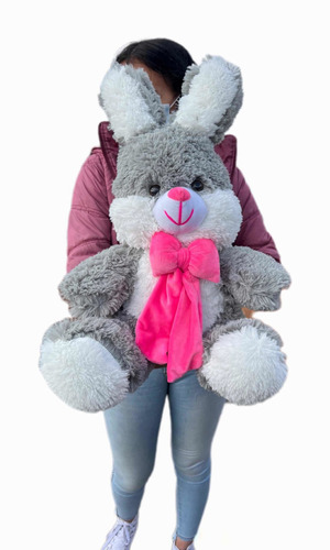 Conejo De Peluche 66 Cmts+envio+perfumado +moño De Regalo