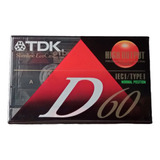 Cassettes Audio Vírgenes Tdk D-60 Tipo I Sin Uso Sellados