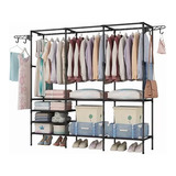 Perchero Organizador Ropa Rack Colgador Closet Zapatos Multi