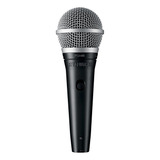 Microfone Shure Pga48 Lc Dinâmico Cardioide 2 Anos Garantia