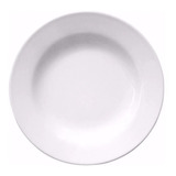 Plato Postre Melanina Redondo Blanco 20cm Plástico