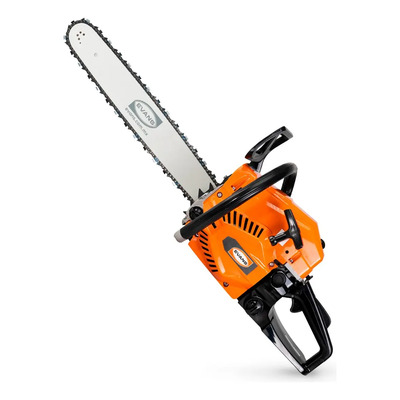Motosierra A Gasolina Evans Basicaplus 54cm3 3.4hp Corte 20 Color Naranja | Envío gratis