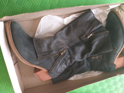 Botas De Cuero Marca Milah Talla 39