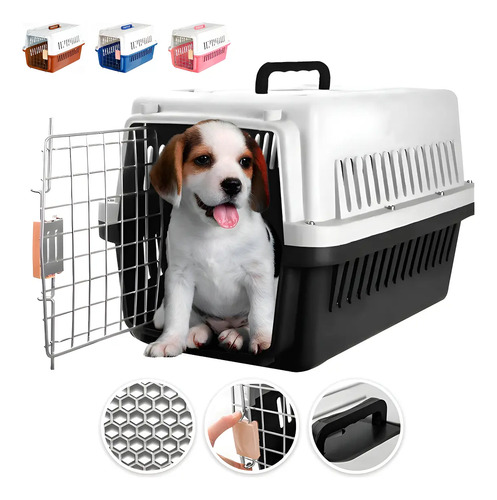 Jaula Transportadora Portátil Perro Gato Conejo Mascota | MercadoLibre