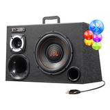 Som Bluetooth Jbl 10 Polegadas Trio Carro E Casa 800w Rms