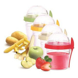 Vaso Para Yogurt Frutas O Cereales Titiz 500ml + Cuchara