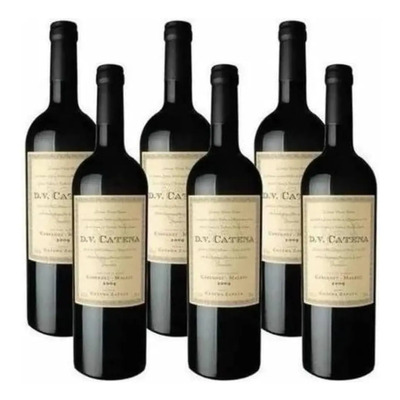 Vinho Dv Catena Cx 6 Vinhos Tinto Argentino Cabernet Malbec Original | Frete grátis