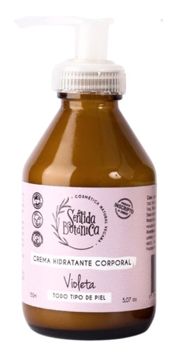 Crema Corporal Violeta Sentida Botánica Vegana