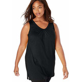 Woman Within Women  S Plus Size Perfect V-neck