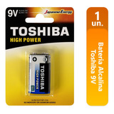 Pilha Alcalina 9volts Toshiba Bateria 9v Modelo Retangular 