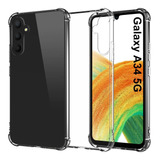 Carcasa Para Samsung A34 5g Transparente Reforzada