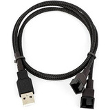 Usb A 2 X 3/4 Pines Pwm 5v Cable De Adaptador De Corriente D