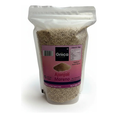 Ajonjoli Moreno Natural 500grs. Griica | MercadoLibre