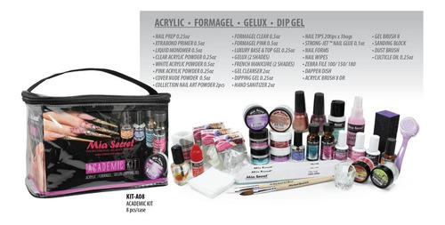 Kit Master Academia Para Uñas Acrilicas De Mía Secret 