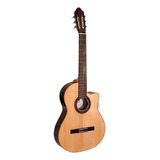 Guitarra Criolla Fonseca 41kec Con Corte Y Ecualizador