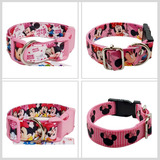 Collar Perro Grande O Pequeño Disney Mickey Mouse / Minnie 