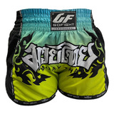 Short Muay Thai Kickboxing Treino Luta Tribal Top Go Fight