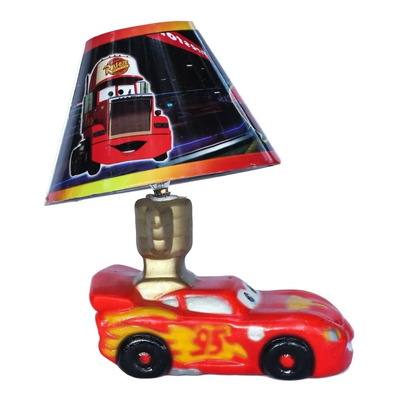 Lampara (5 Pz) Cars Centro De Mesa Cars Fiesta Rayo Mcqueen
