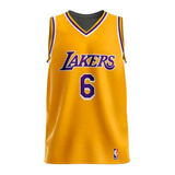 Camiseta Para Niños Oficial Nba Angele Lakers Lebron James 6
