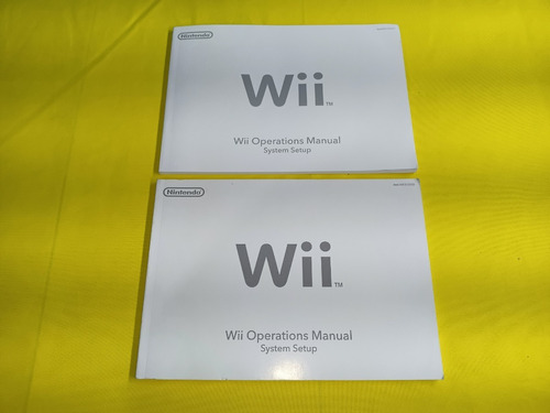 Manual Original Wii Operations System Setup