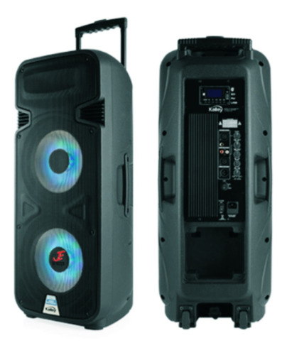 Parlante Kalley Doble 10 Pulgadas, Bluetooth, 300w Rms, Fm